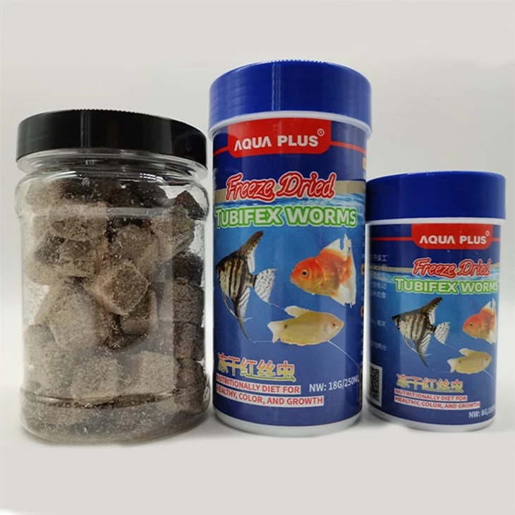 Optimized Freeze Dried Tubifex Worms Fish Food